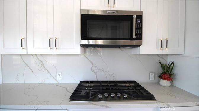 Interior, Kitchen, Marble Walls, Stainless Steel Appliances