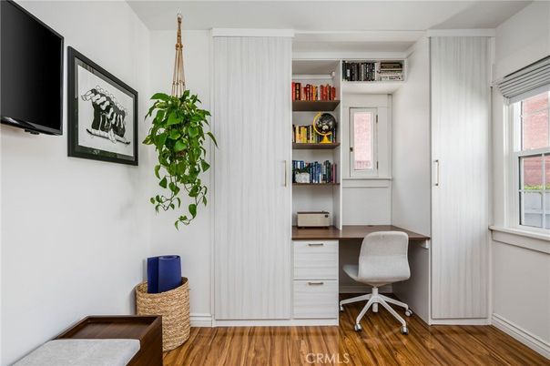 Home Office, Interior, Wood Texture Flooring