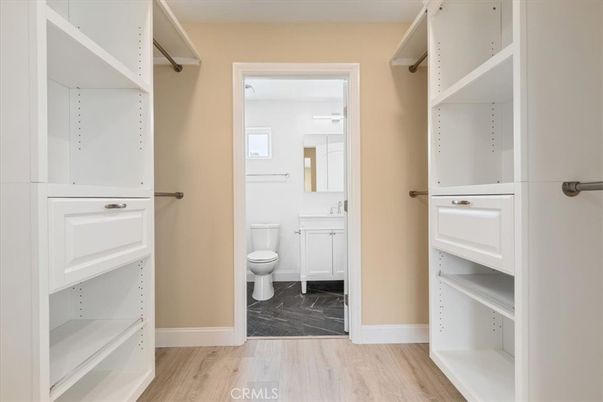 Bathroom, Interior, Walk-in Closets, Wood Texture Flooring