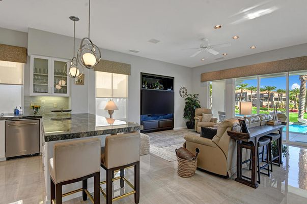 Interior, Kitchen, Living room, Pendant Lights, Recessed Lighting