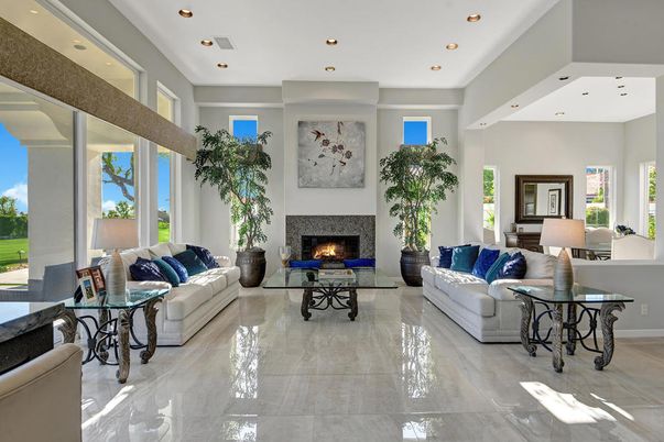 Fireplace, Interior, Living room, Recessed Lighting