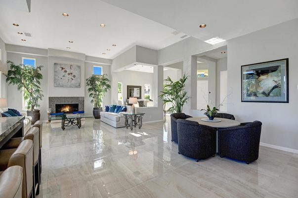 Fireplace, Interior, Living room, Recessed Lighting