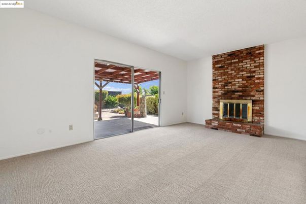 Empty room, Fireplace, Interior, Stone Walls