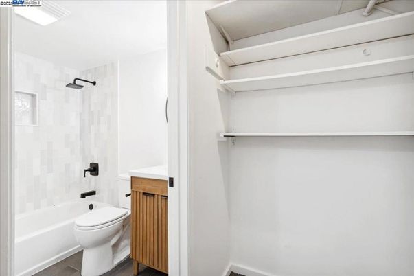 Bathroom, Interior, Wood Texture Flooring