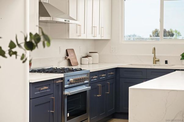 Interior, Kitchen, Marble Walls, Stainless Steel Appliances