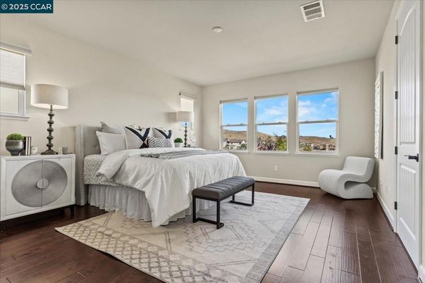 Bedroom, Interior, Water, Wood Texture Flooring