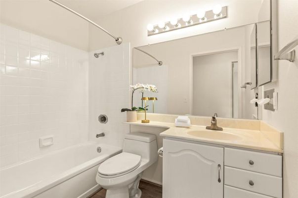 Bathroom, Interior, Wood Texture Flooring