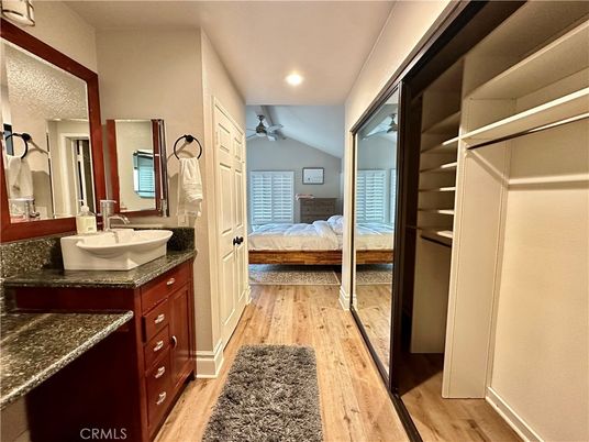 Bathroom, Bedroom, Interior, Recessed Lighting, Wood Texture Flooring