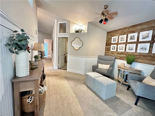 Home Office, Interior, Wooden Walls