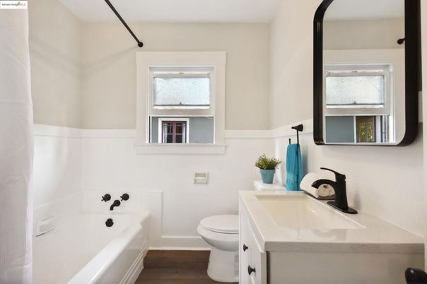 Bathroom, Interior, Wood Texture Flooring
