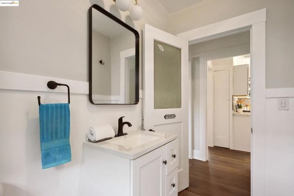 Bathroom, Interior, Wood Texture Flooring