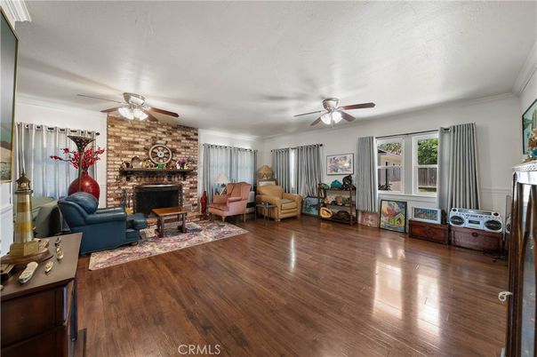 Fireplace, Interior, Living room, Stone Walls, Wood Texture Flooring