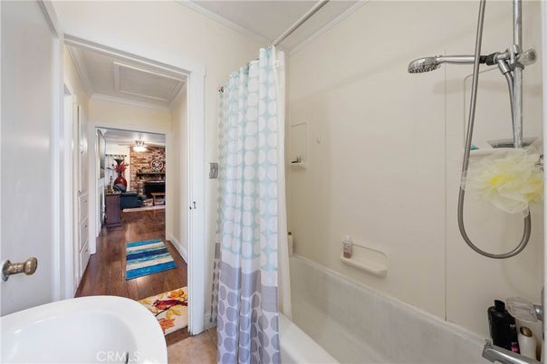 Bathroom, Interior, Wood Texture Flooring