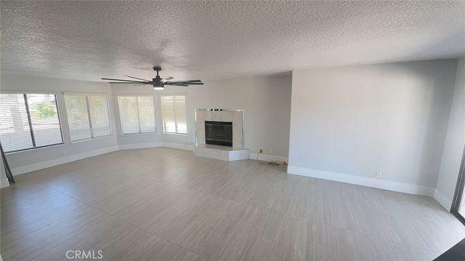 Empty room, Fireplace, Interior