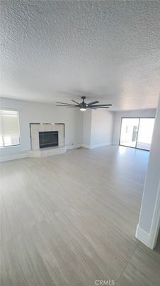 Empty room, Fireplace, Interior