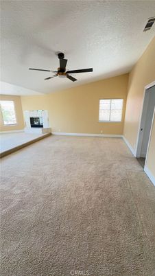 Empty room, Fireplace, Interior
