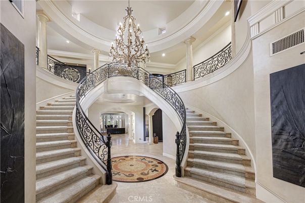 Chandelier, Interior, Recessed Lighting