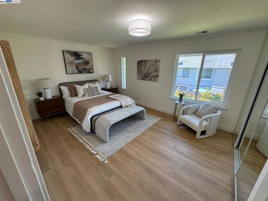 Bedroom, Interior, Wood Texture Flooring