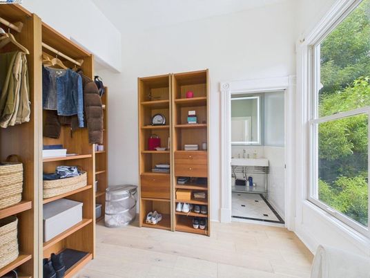 Bathroom, Interior, Walk-in Closets, Wood Texture Flooring