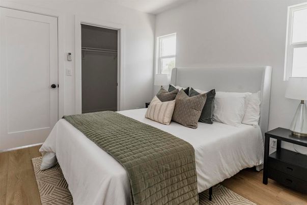 Bedroom, Interior, Wood Texture Flooring
