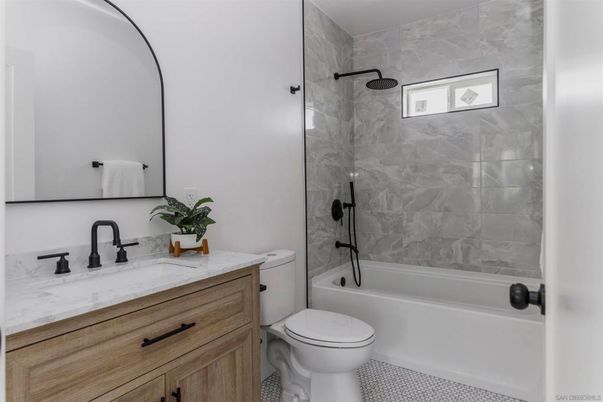 Bathroom, Glass Shower, Interior, Marble Walls