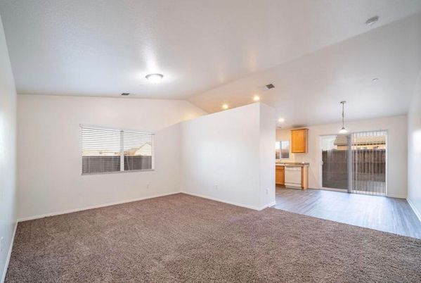 Empty room, Interior, Kitchen, Pendant Lights, Recessed Lighting