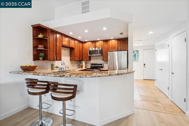 Interior, Kitchen, Recessed Lighting, Stainless Steel Appliances