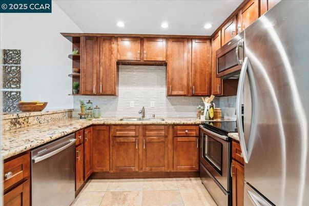 Interior, Kitchen, Recessed Lighting, Stainless Steel Appliances