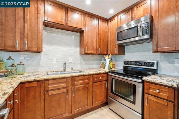Interior, Kitchen, Recessed Lighting, Stainless Steel Appliances
