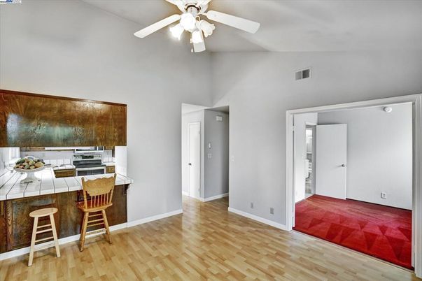 Interior, Kitchen, Wood Texture Flooring