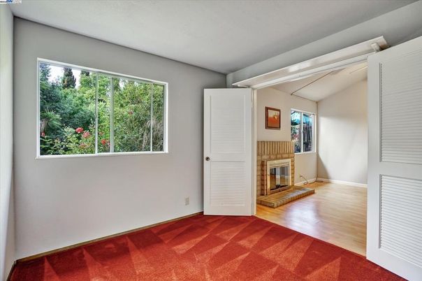 Empty room, Fireplace, Interior, Wood Texture Flooring