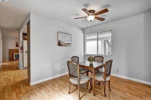 Dining room, Interior, Wood Texture Flooring