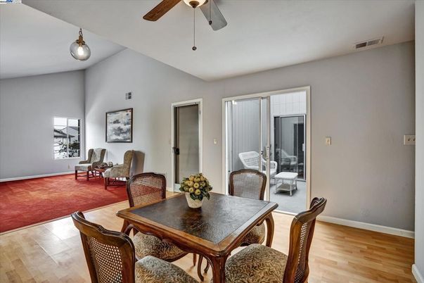 Dining room, Interior, Wood Texture Flooring
