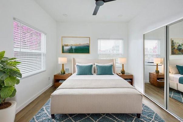 Bedroom, Interior, Wood Texture Flooring