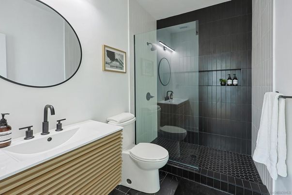 Bathroom, Glass Shower, Interior
