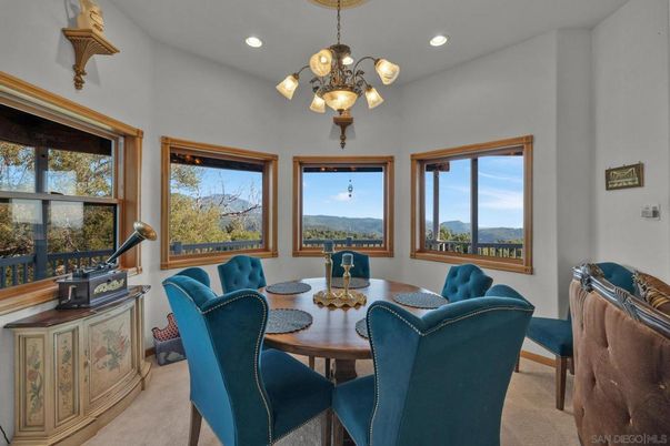 Chandelier, Dining room, Interior, Recessed Lighting