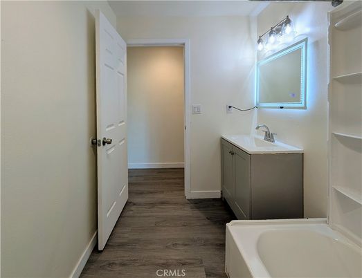 Bathroom, Interior, Wood Texture Flooring