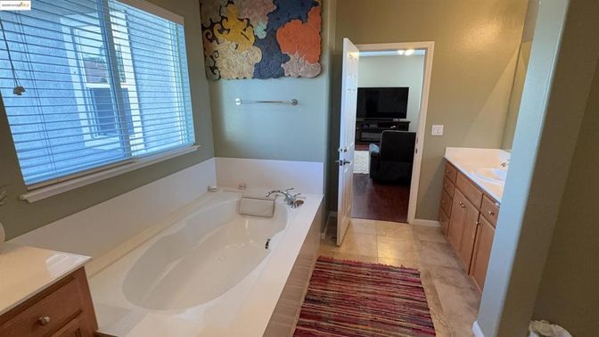 Bathroom, Interior, Wood Texture Flooring