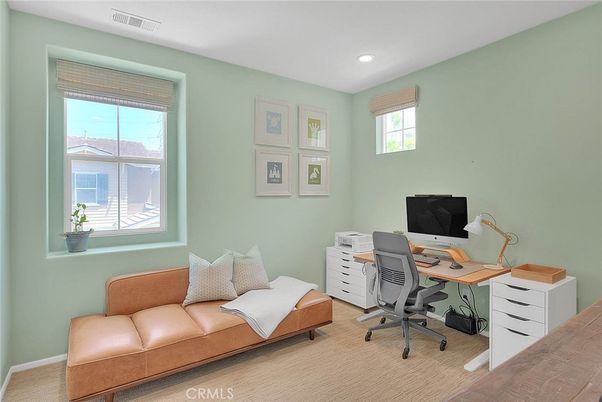 Home Office, Interior, Recessed Lighting