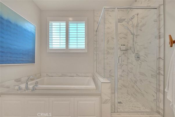 Bathroom, Glass Shower, Interior, Marble Walls