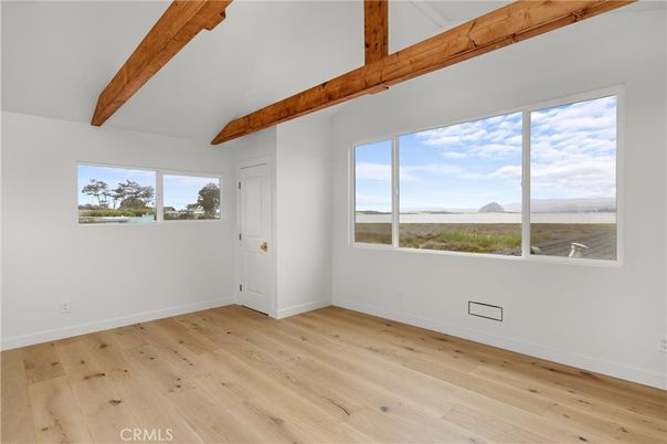 Empty room, Interior, Wooden Beams, Wood Texture Flooring
