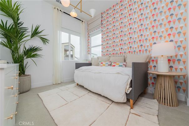 Bedroom, Interior, Pendant Lights