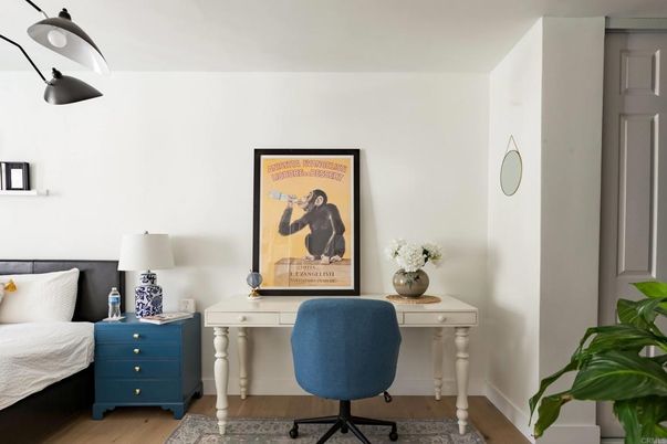Home Office, Interior, Wood Texture Flooring