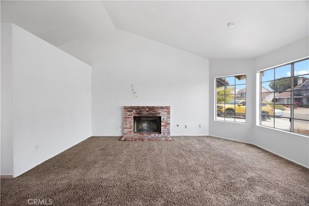 Empty room, Fireplace, Interior
