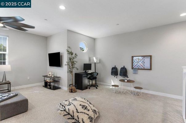 Home Office, Interior, Recessed Lighting