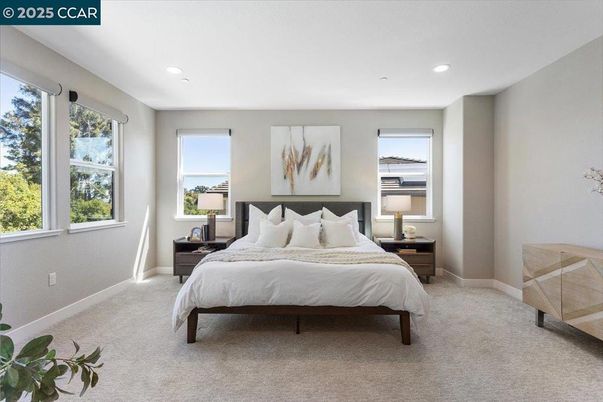 Bedroom, Interior, Recessed Lighting