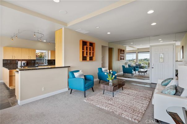 Interior, Kitchen, Living room, Recessed Lighting