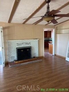 Empty room, Fireplace, Interior, Wood Texture Flooring