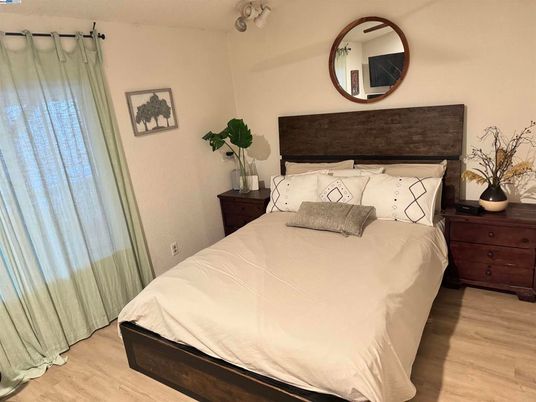 Bedroom, Interior, Wood Texture Flooring