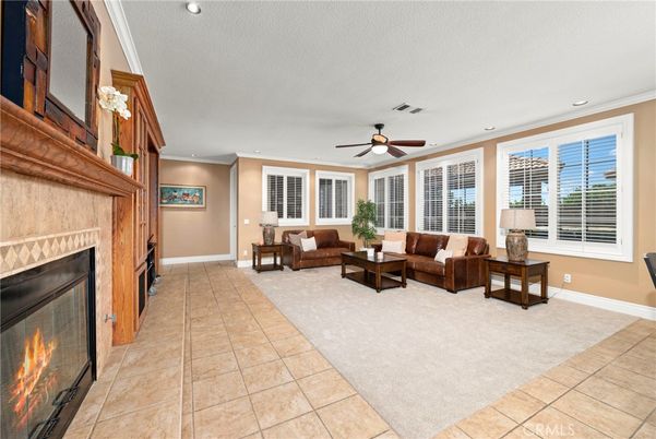 Fireplace, Interior, Living room, Recessed Lighting